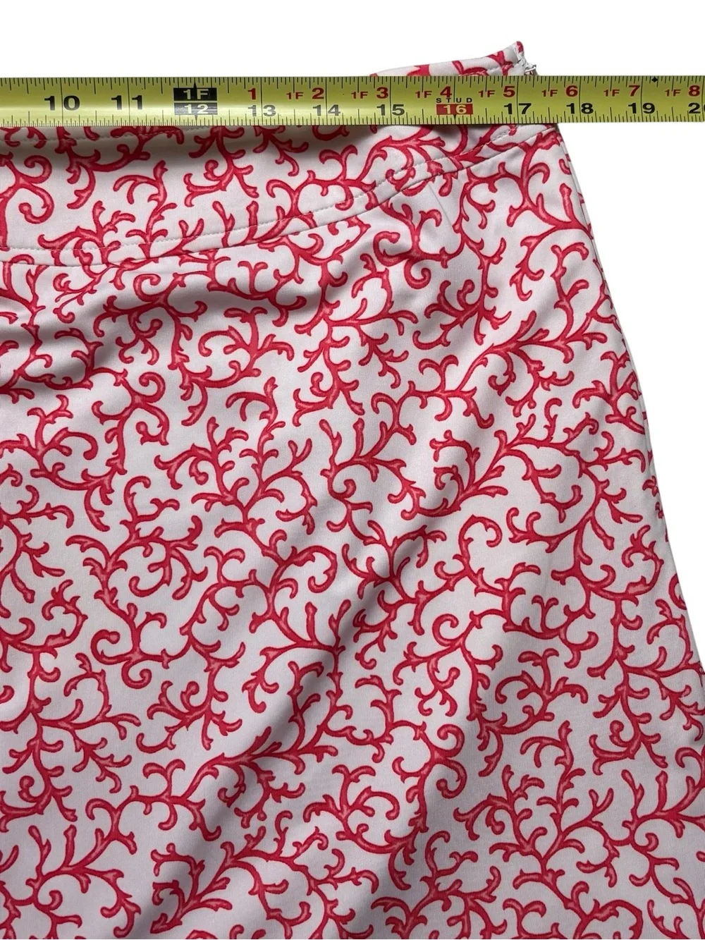 NWT Fairway & Greene Ellen Coral Printed Golf Skort Skirt Size 14 Athleisure - Picture 4 of 9